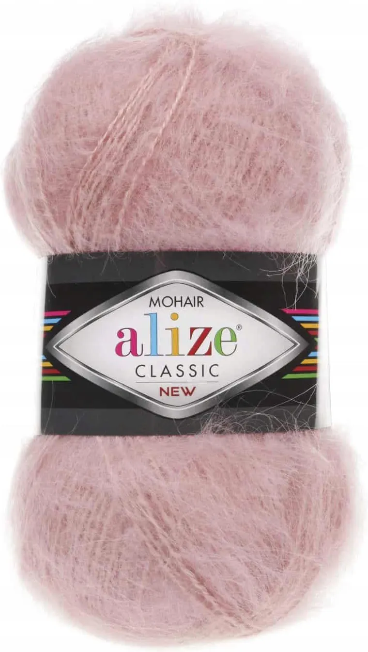 Пряжа мохер 161 Пудра, ТМ Alize - Mohair Classic
