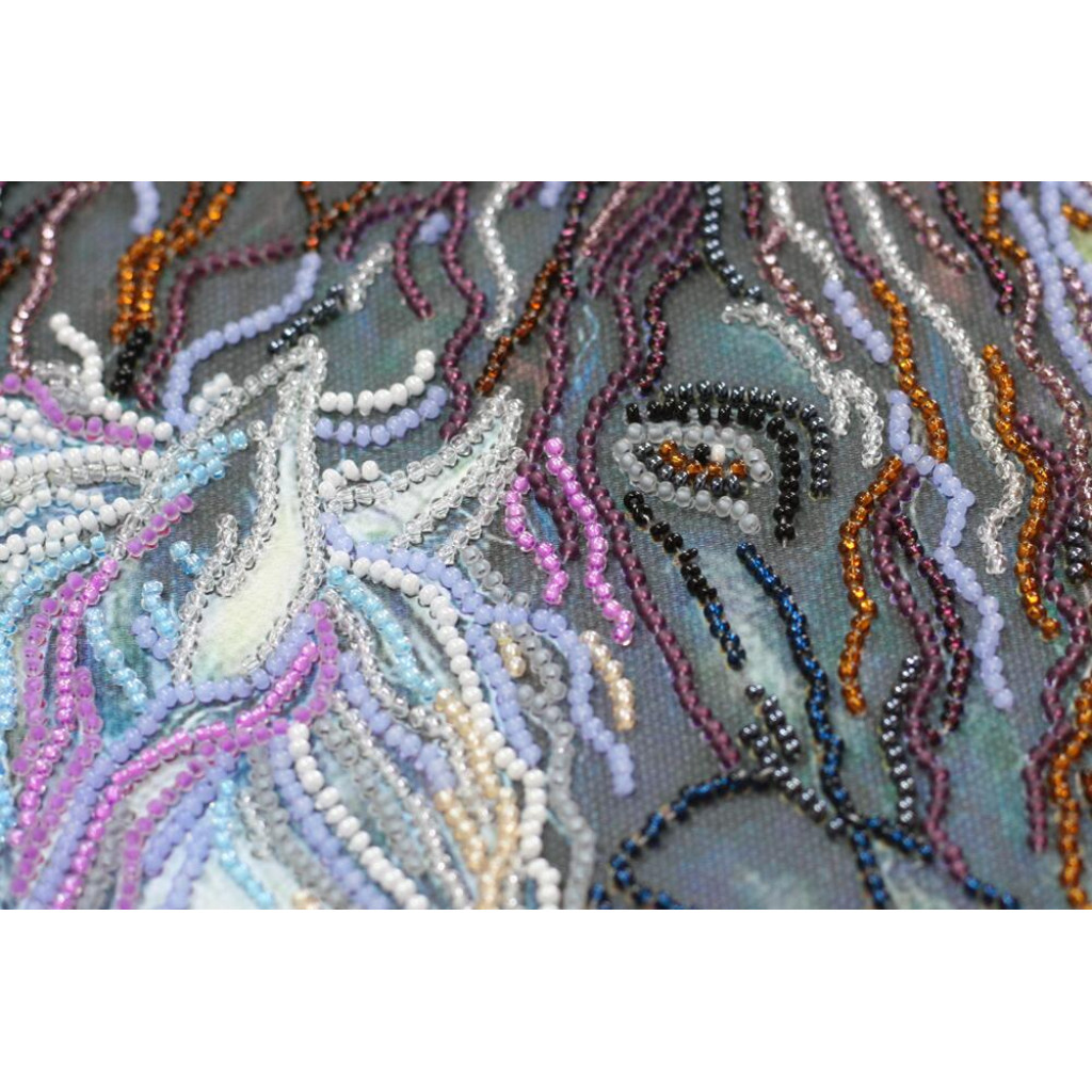 Набор для вышивки бисером на натуральном художественном холсте "Преданность", AB-752 3