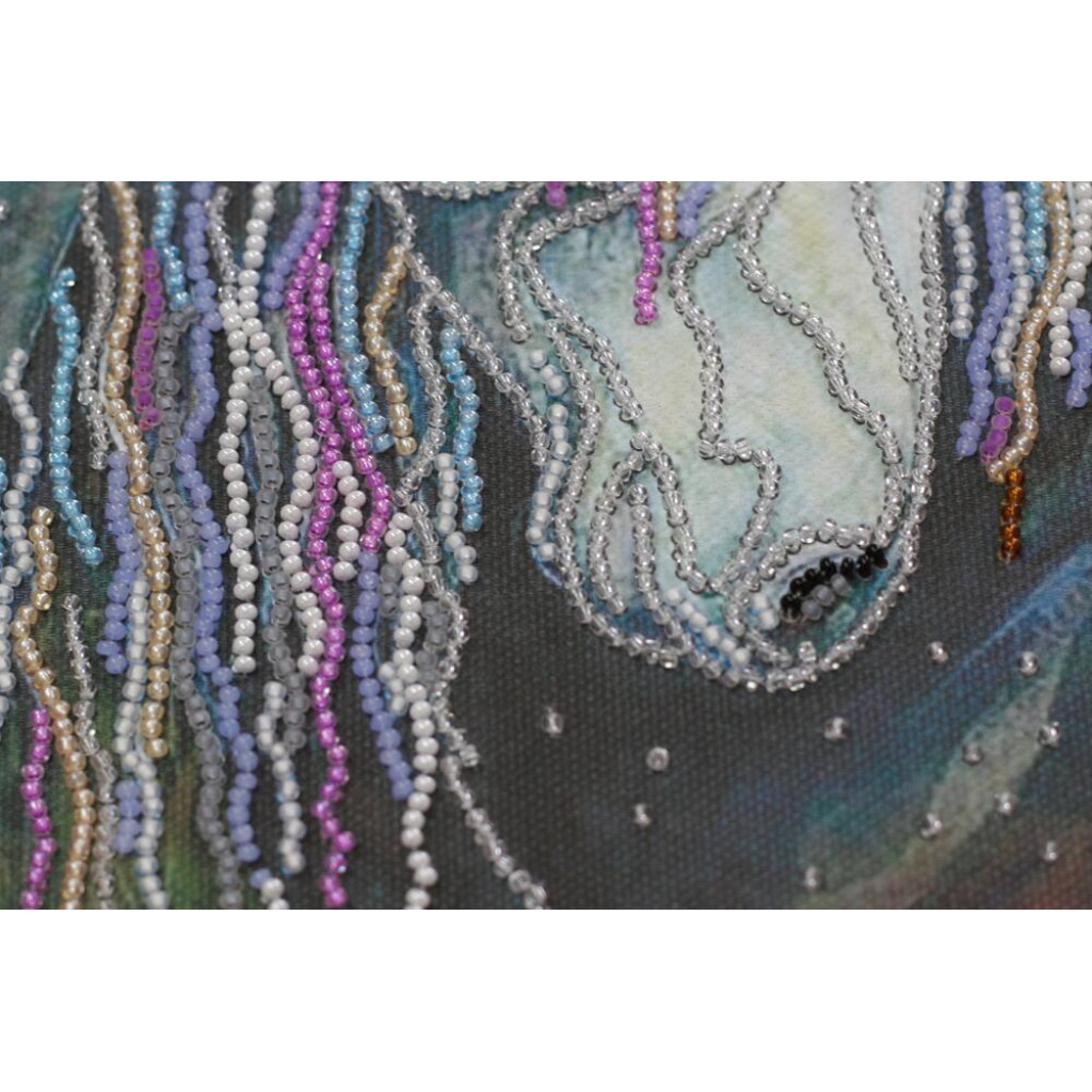 Набор для вышивки бисером на натуральном художественном холсте "Преданность", AB-752 4