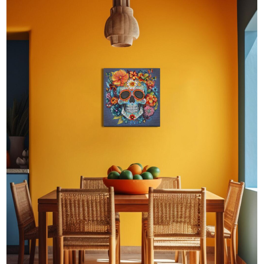 Набор для вышивки бисером на натуральном холсте "Калавера", AB-899 3