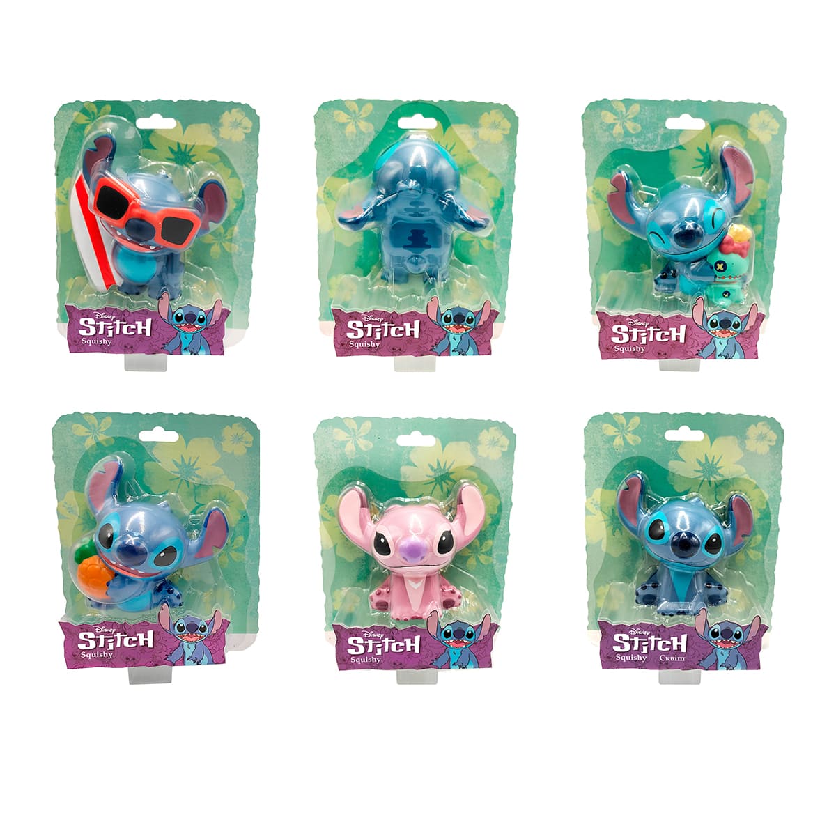 Игрушка-сквиш серии "Disney" – ПРИКЛЮЧЕНИЯ СТЕКА (в ассорт., в дисп.), 82/CN24 1