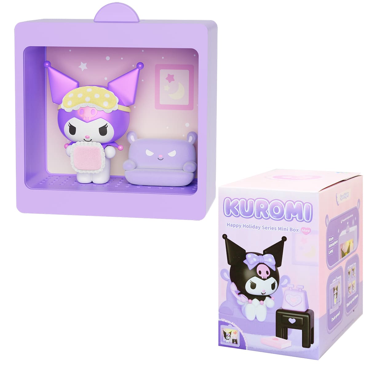 Фигурка-сюрприз Pop Top KUROMI – ПРАЗДНИЧНОЕ НАСТРОЕНИЕ (свет, в асс.), 25WH-001