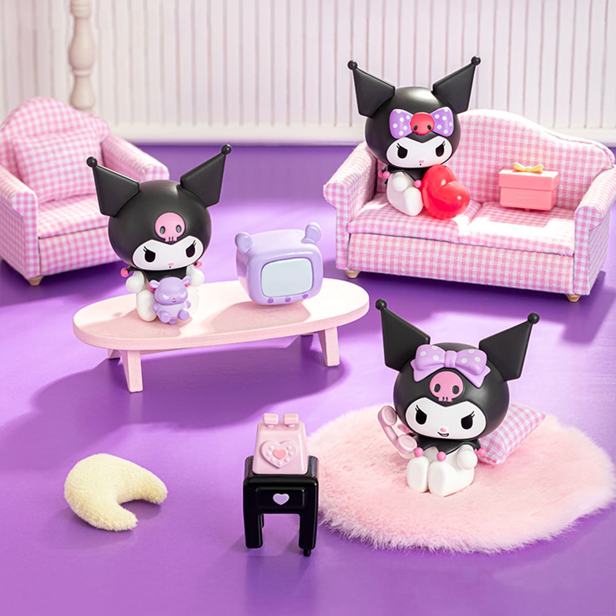 Фигурка-сюрприз Pop Top KUROMI – ПРАЗДНИЧНОЕ НАСТРОЕНИЕ (свет, в асс.), 25WH-001 6