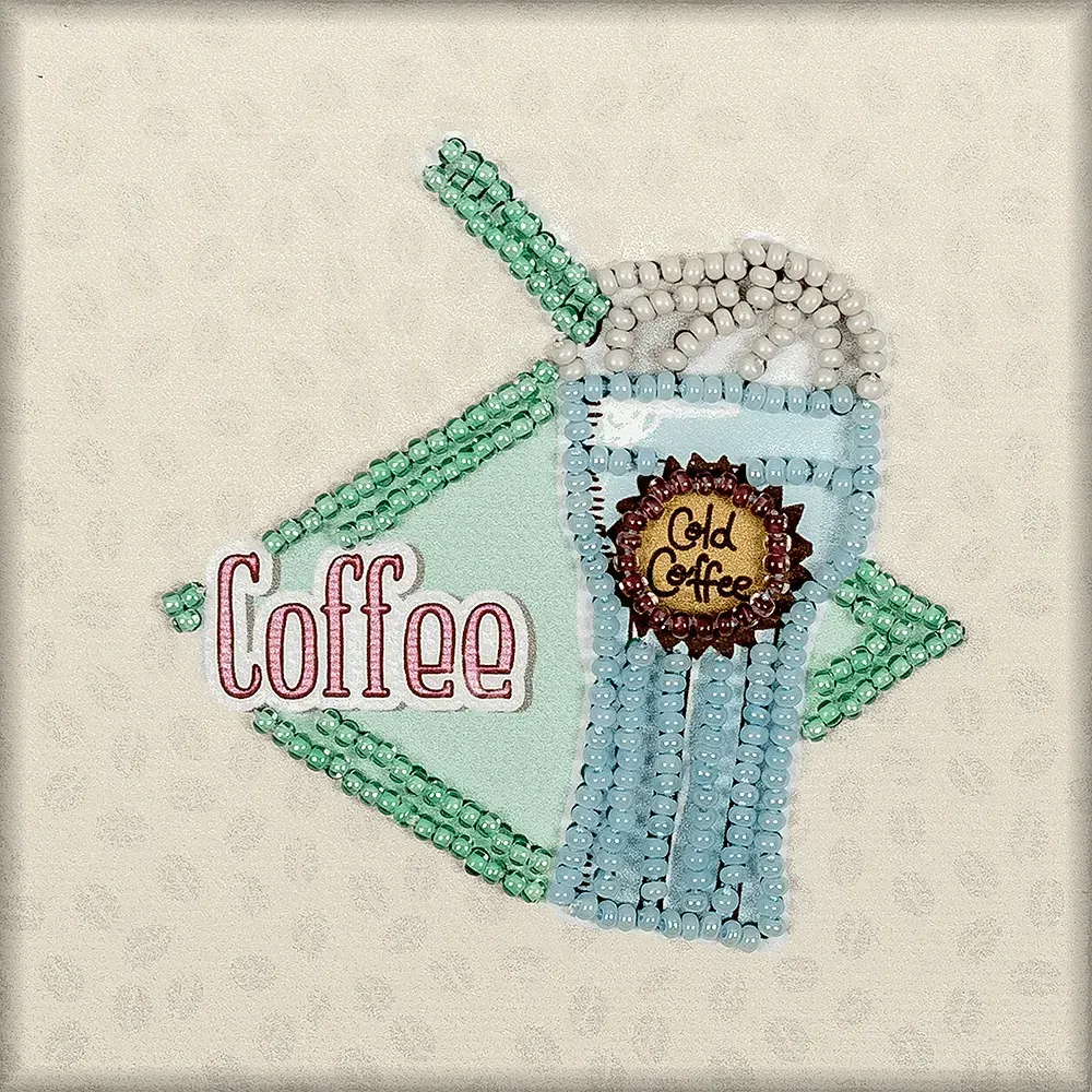 Магнит для вышивания бисером 9*9 см, FLA-215