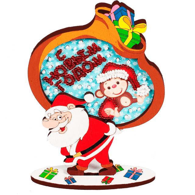 Магнит для вышивания бисером c фигурной рамкой, FLD-034