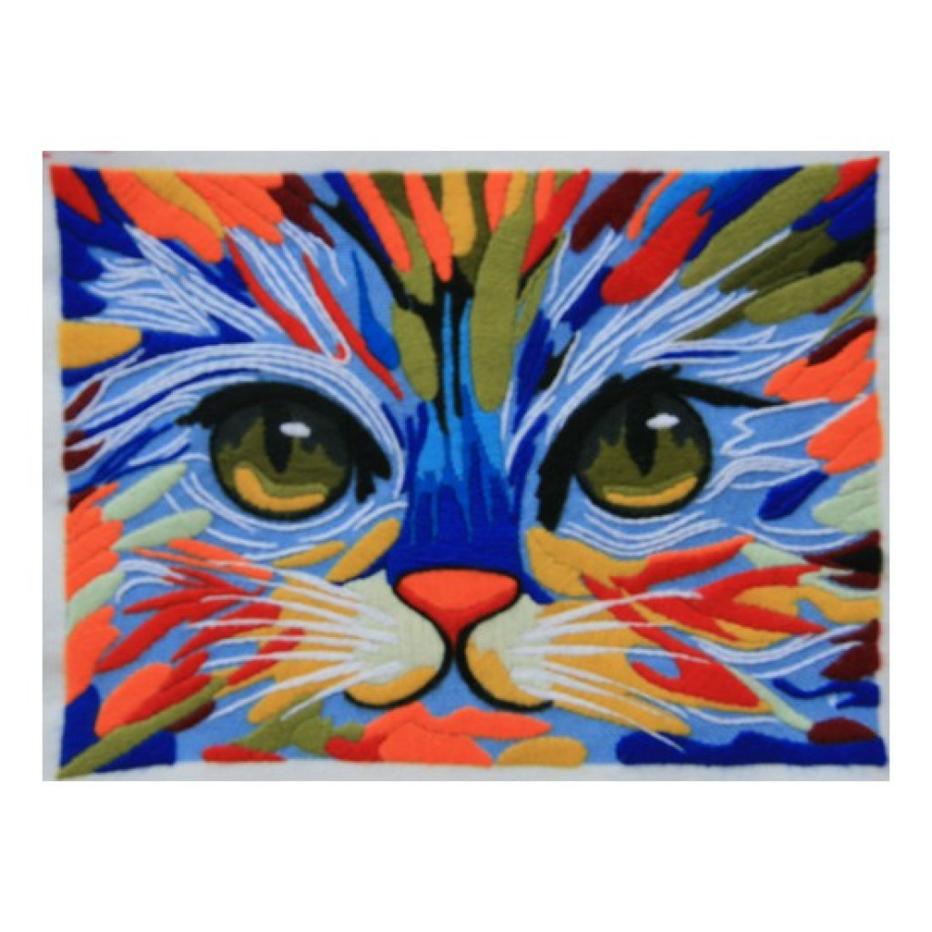 Набір для вишивання муліне "Киця" М-0779, ТМ "ВДВ"