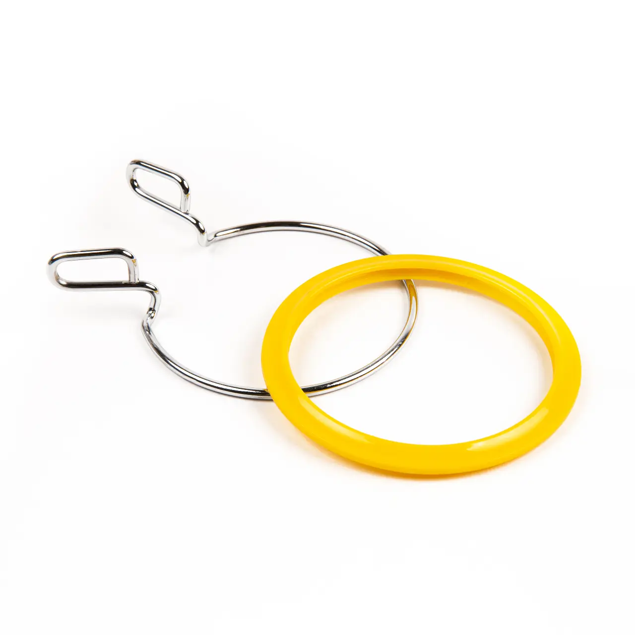 П`яльці пружинні для вишивання та штопки "Nurge", d=58 мм, 160-3, жовті,  ТМ "Чарівна мить" 2