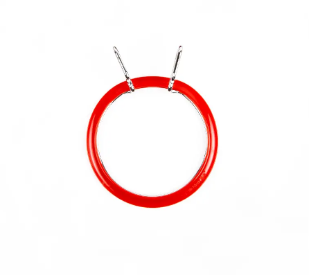 П`яльці пружинні для вишивання та штопки "Nurge", d=58 мм, 160-3, червоні,   ТМ "Чарівна мить"