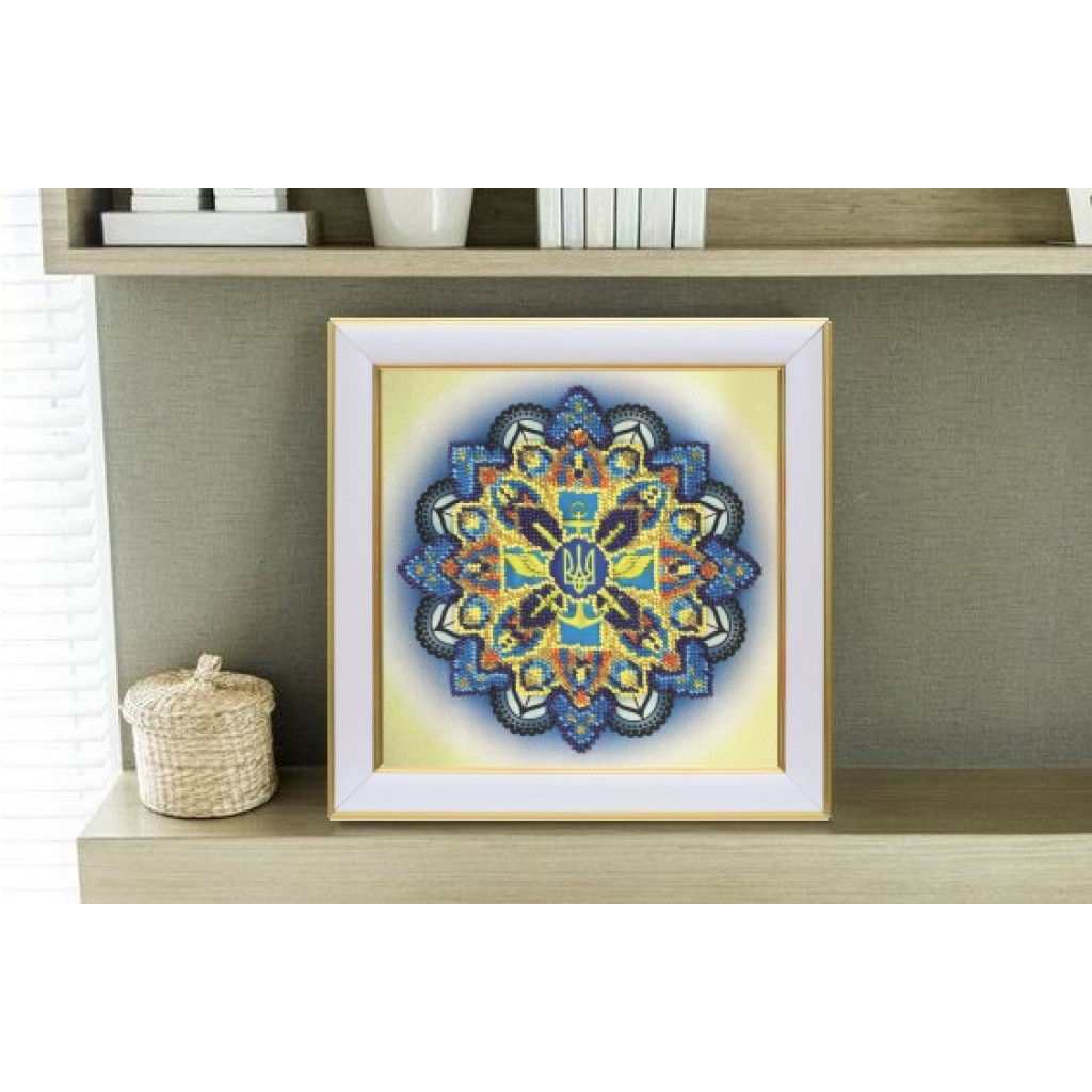 Набір д/вишивання бісером "Героям Слава!", 17*17 см, ТН-1379 1