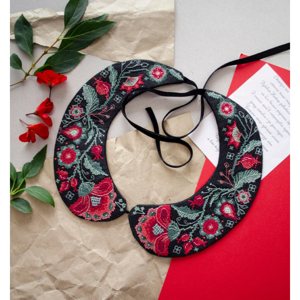 Набор для вышивания крестиком " Воротник "Этно-мотив", AHC-001