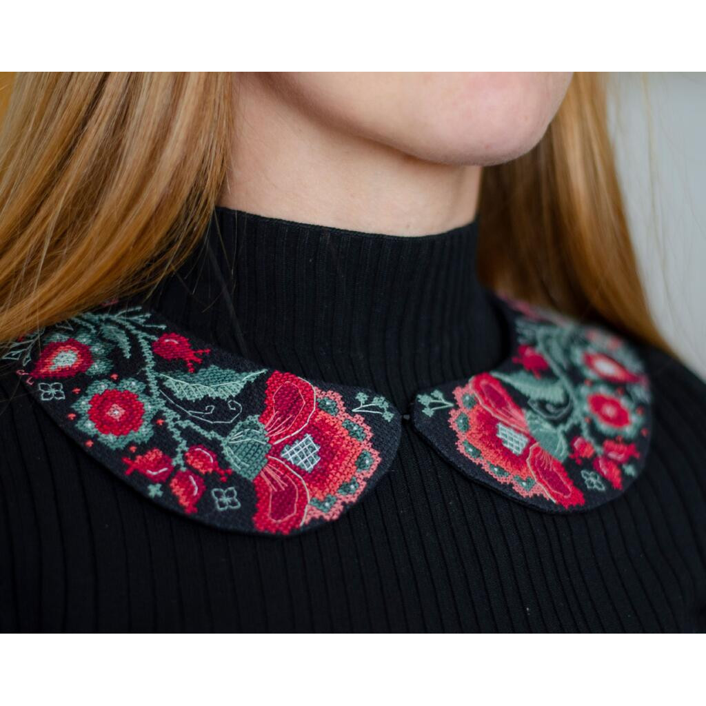 Набор для вышивания крестиком " Воротник "Этно-мотив", AHC-001 6