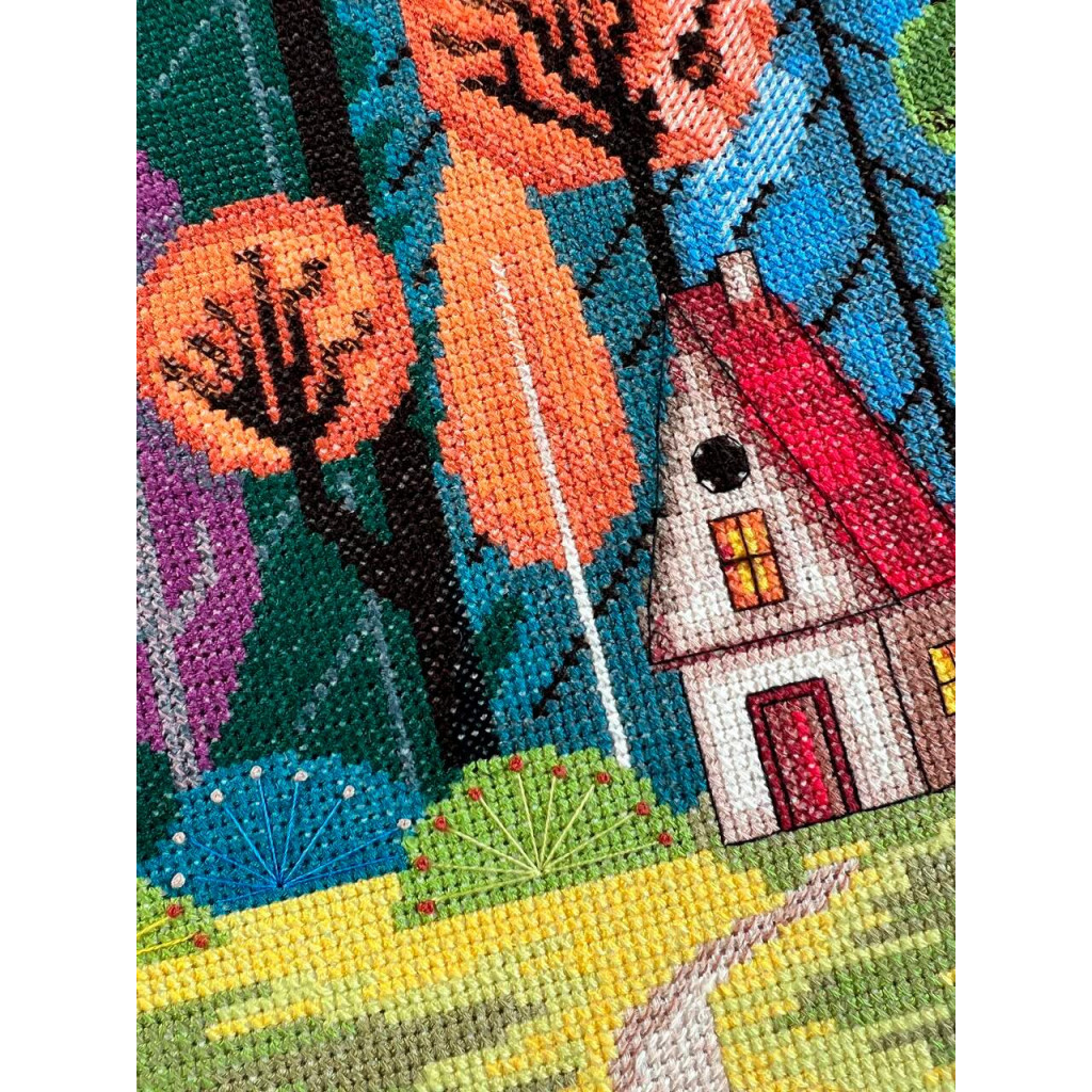 Набор для вышивания крестиком "Уют в лесу", AH-204 3