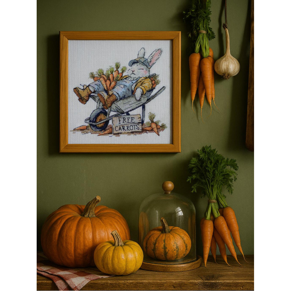 Набор для вышивания крестиком "Морковь даром", AH-288 6