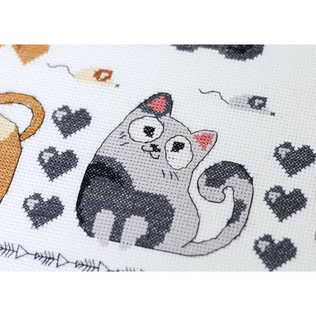 Набор для вышивания крестом "Мяу-Мяу", AH-281 3