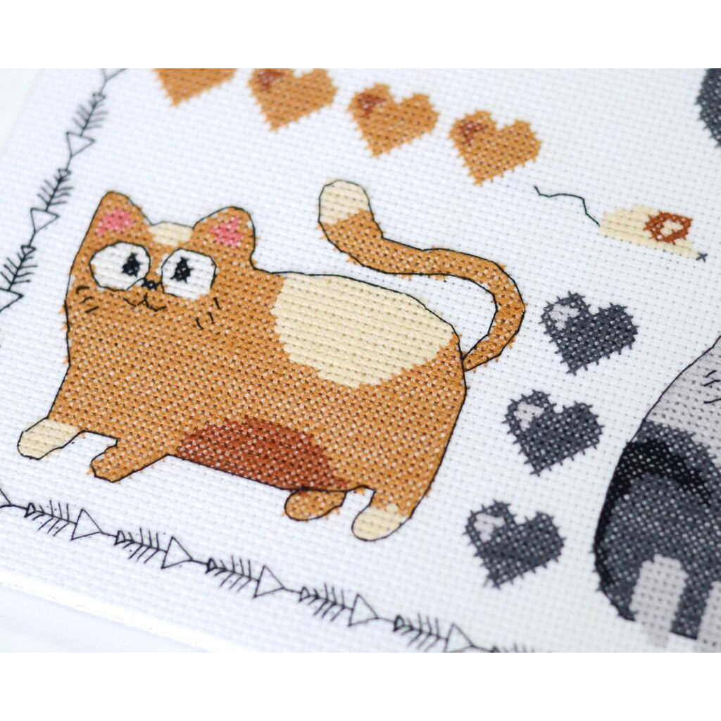 Набор для вышивания крестом "Мяу-Мяу", AH-281 4