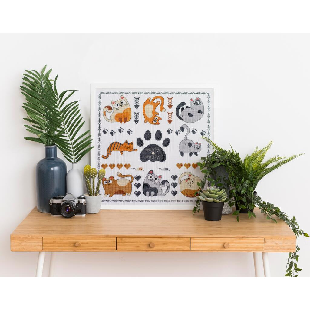 Набор для вышивания крестом "Мяу-Мяу", AH-281 8