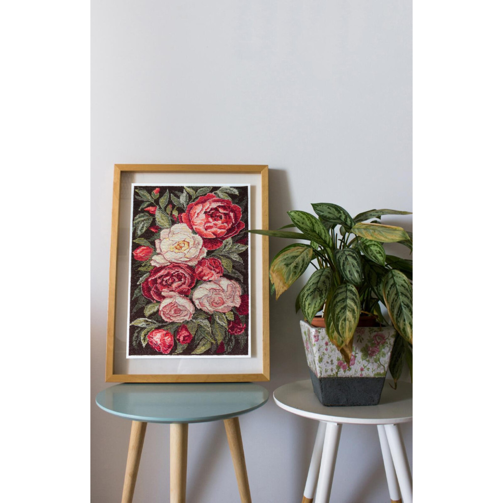 Набор для вышивания крестом "Бархатные чувства", AH-244 6