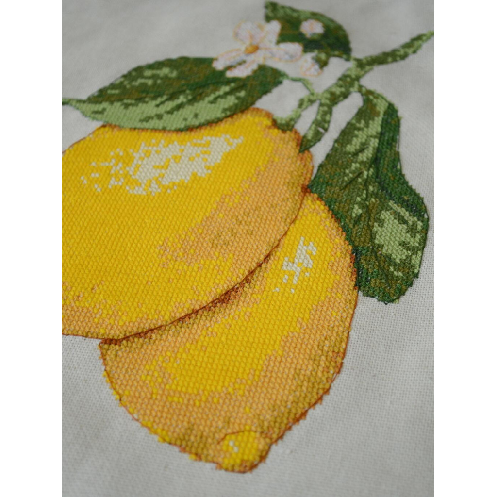 Набор для вышивания крестиком шопера "Желтое вдохновение", AHB-002 1