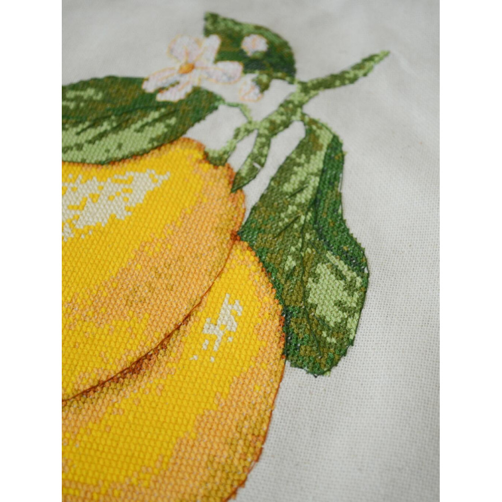 Набор для вышивания крестиком шопера "Желтое вдохновение", AHB-002 3