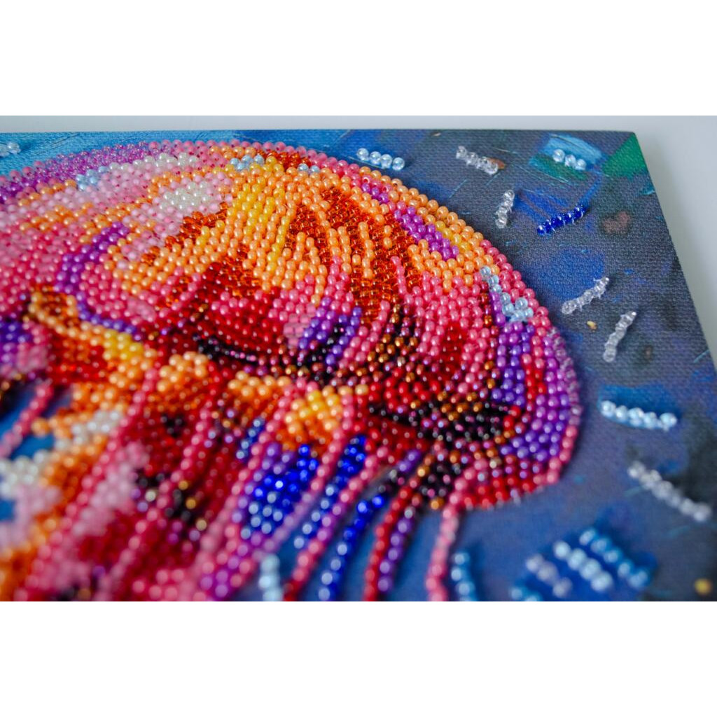 Набор-миди для вышивки бисером на натуральном художественном холсте "Израиль", AMB-128 1