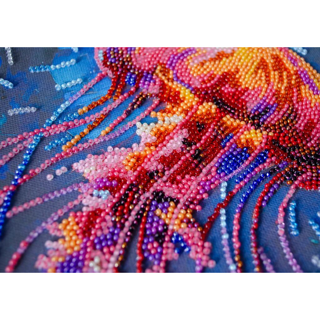 Набор-миди для вышивки бисером на натуральном художественном холсте "Израиль", AMB-128 2