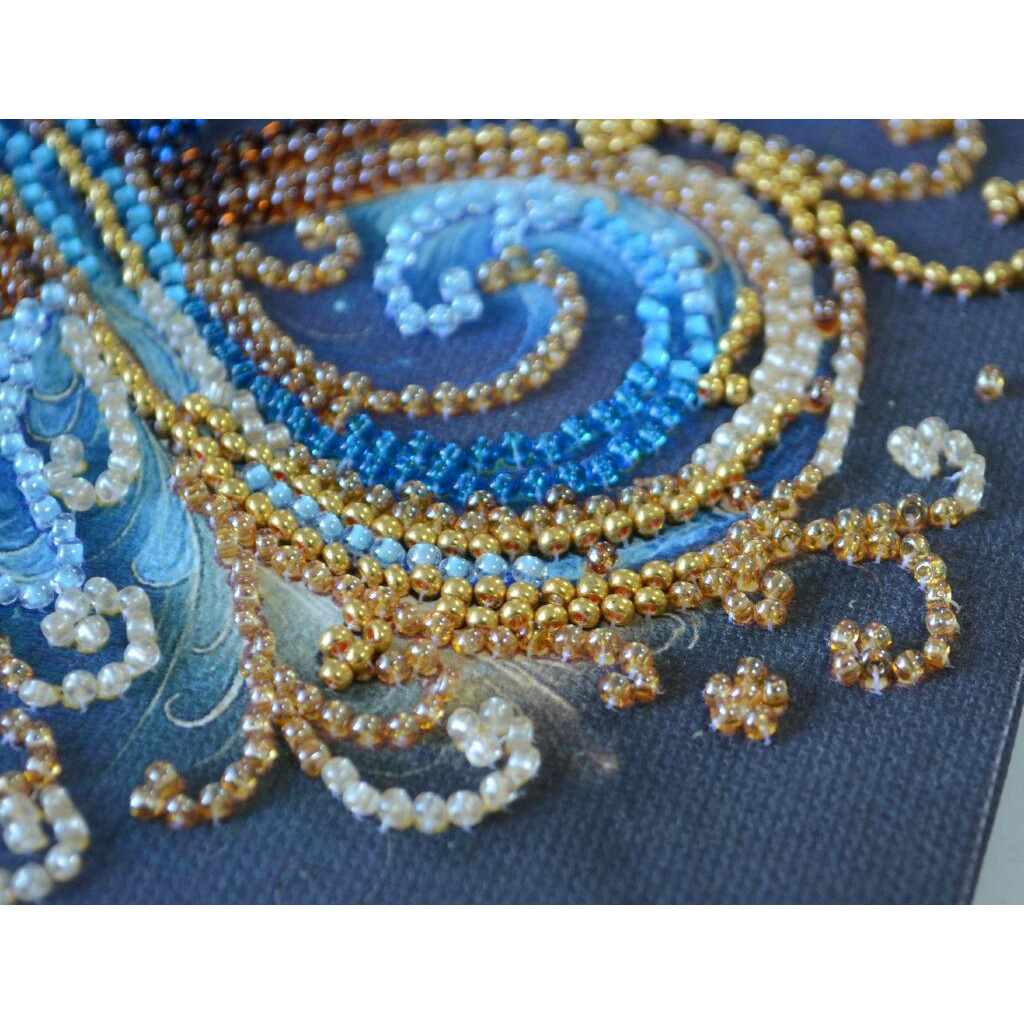 Набор-мини для вышивки бисером на натуральном художественном холсте "Бесконечность", AM-261 1