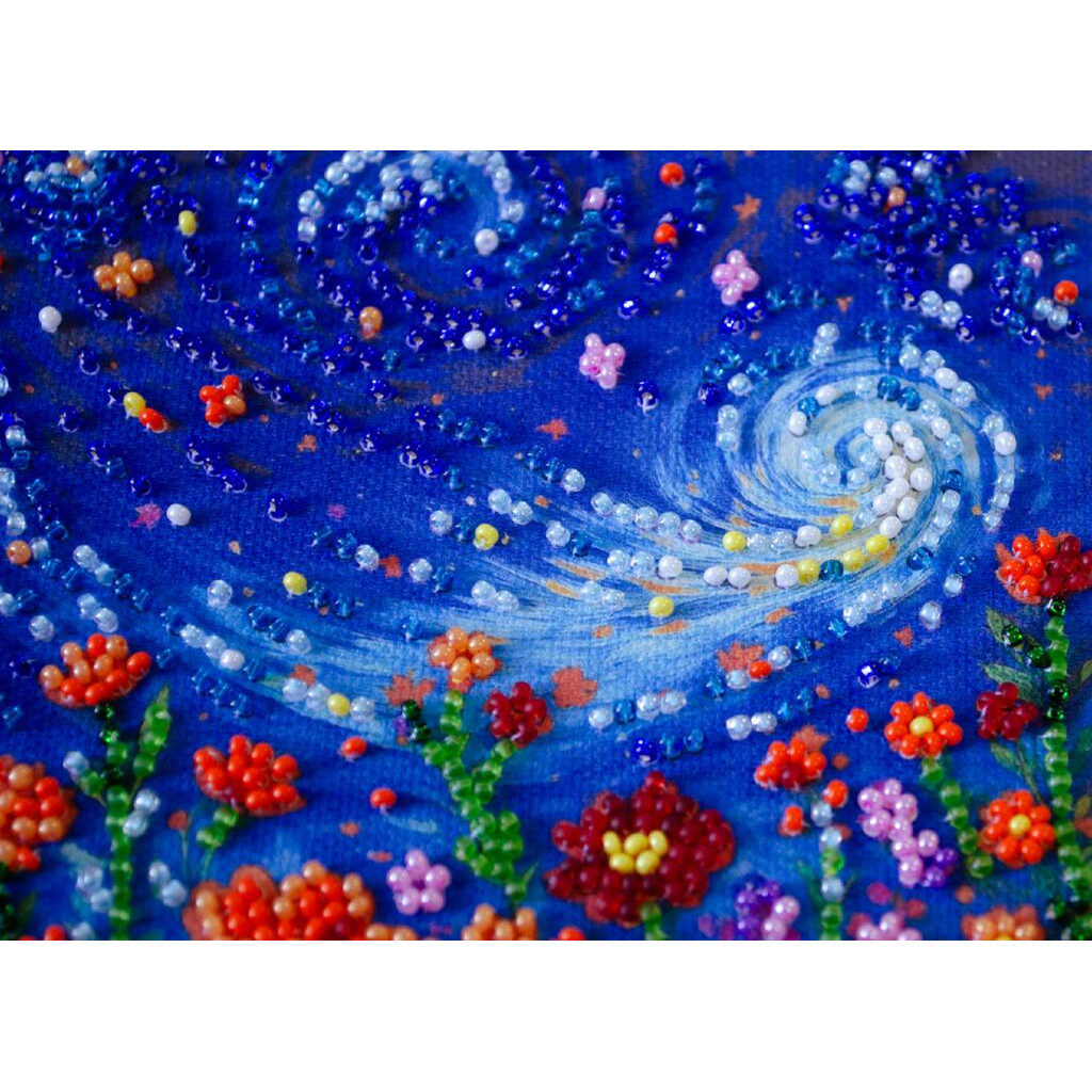 Набор-мини для вышивания бисером на натуральном художественном холсте "Сон в летнюю ночь", AM-264 1