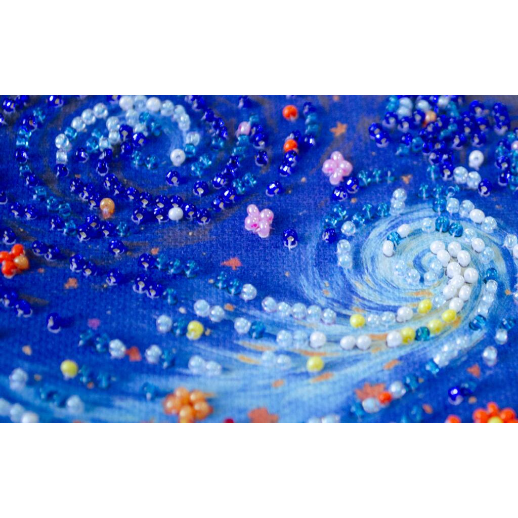 Набор-мини для вышивания бисером на натуральном художественном холсте "Сон в летнюю ночь", AM-264 2