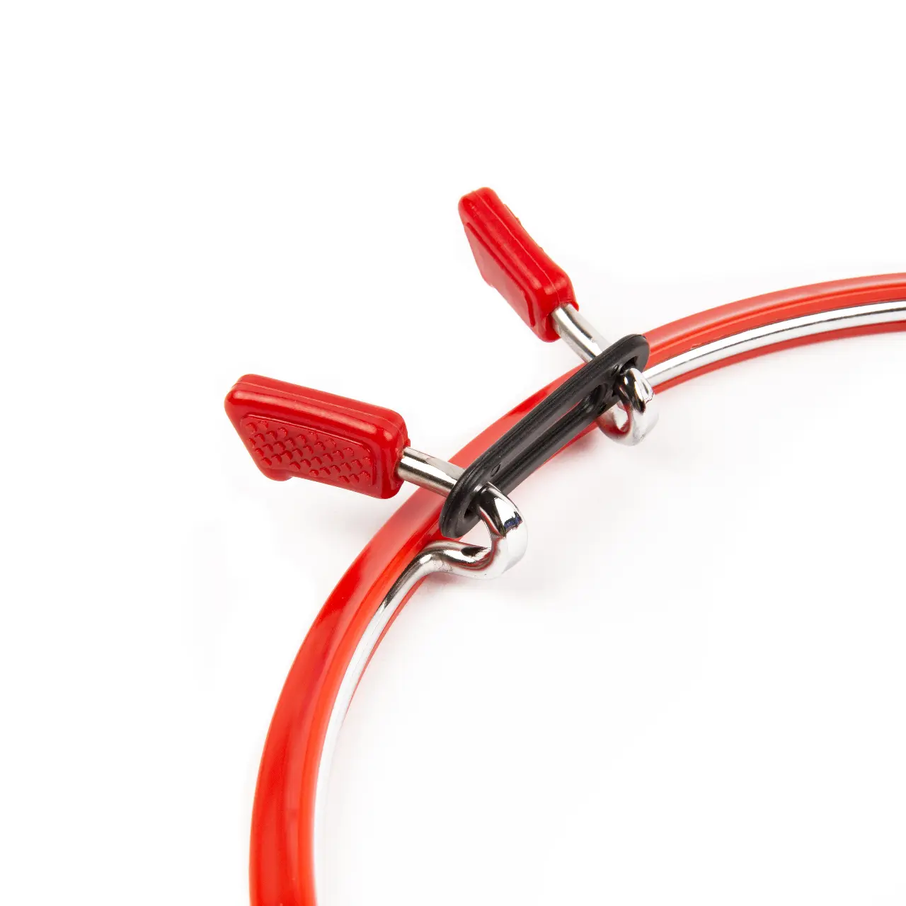 П`яльці пружинні для вишивання та штопки "Nurge", d=195 мм, 160-1, червоні,   ТМ "Чарівна мить" 3