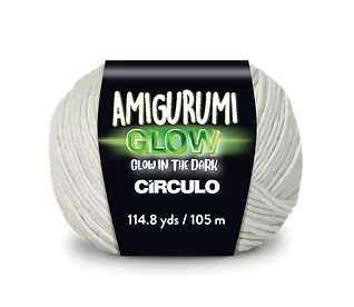 Пряжа 10 Білий (100% поліестер, 50гр. 105м. 6 мот. в уп), ТМ "Amigurumi Glow"