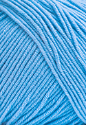 Пряжа 2137 Блакитний (55% акрил, 45% бавовна, 65 гр. 150 м. 6 мот. в уп), ТМ "Amigurumi Soft" 1
