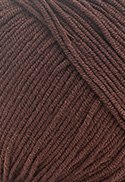 Пряжа 7569 Темно-коричневий (55% акрил, 45% бавовна, 65 гр. 150 м. 6 мот. в уп), ТМ "Amigurumi Soft" 1