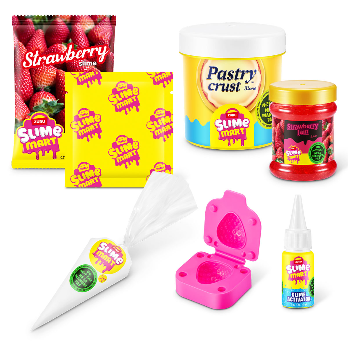 Игровой набор со слаймами SLIME MART серии "Shopping Bag" – ЧЕРНИЧНЫЙ ЧИЗКЕЙК, 15901A 4