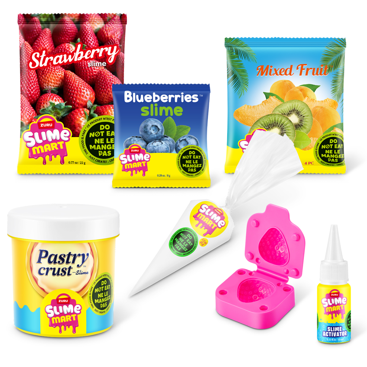 Игровой набор со слаймами SLIME MART серии "Shopping Bag" – ФРУКТОВЫЙ ТАРТ, 15901E 3