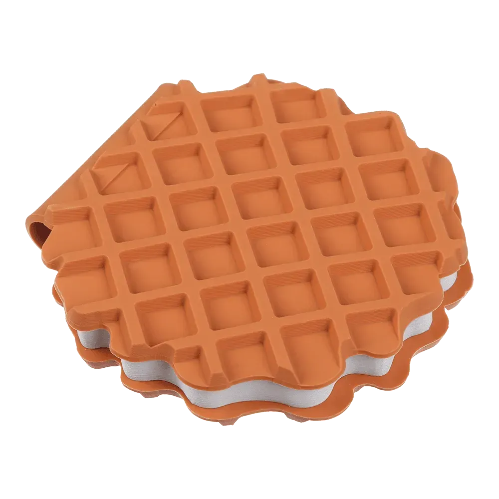 Блокнот 90*90 мм 80 л "Chocolate waffle", нелин., ароматизированная Soft touch обкл., ZB.12470-40