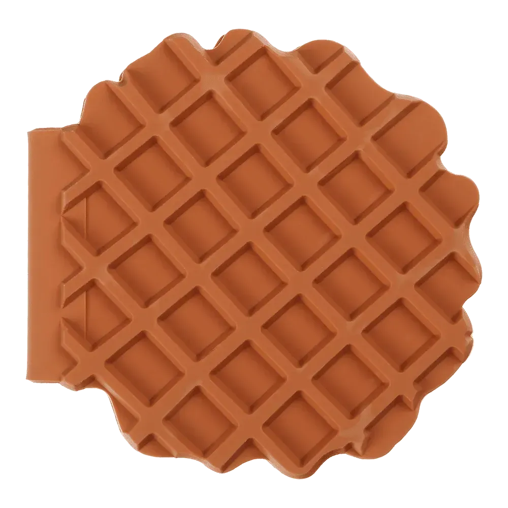 Блокнот 90*90 мм 80 л "Chocolate waffle", нелин., ароматизированная Soft touch обкл., ZB.12470-40 1