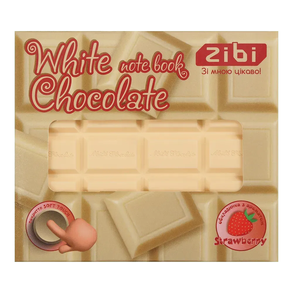 Блокнот 90*90 мм 80 л "White Chocolate", нелин., ароматизированная Soft touch обкл., ZB.12470-12 4