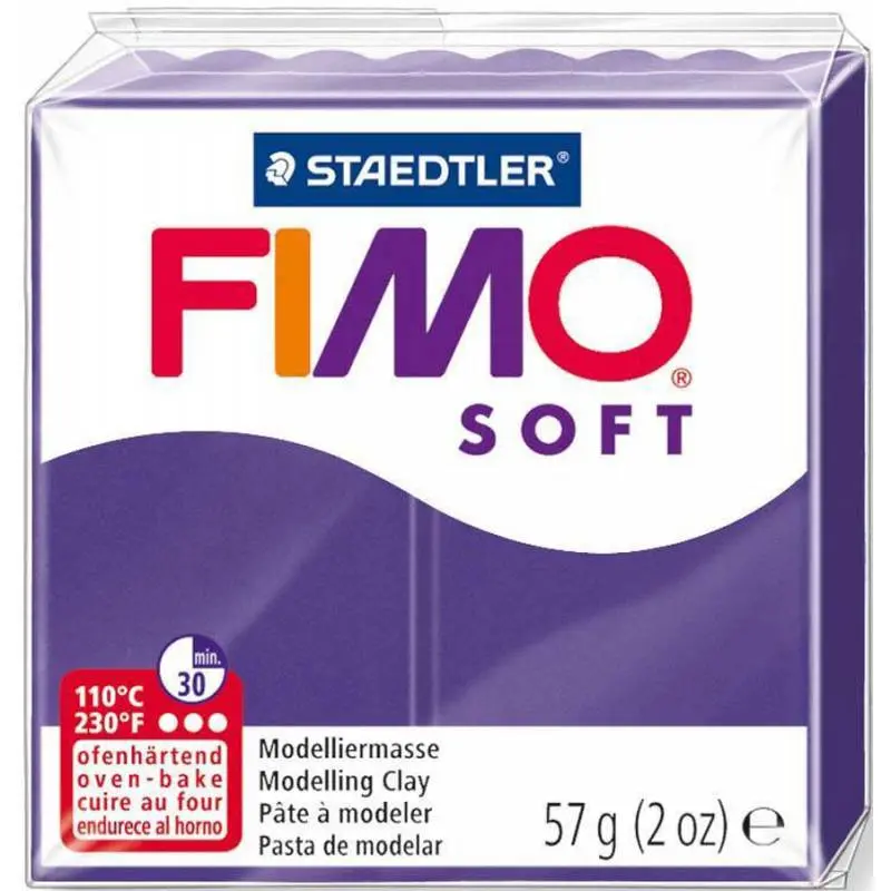 Пластика Soft, Сливова, 57г, Fimo