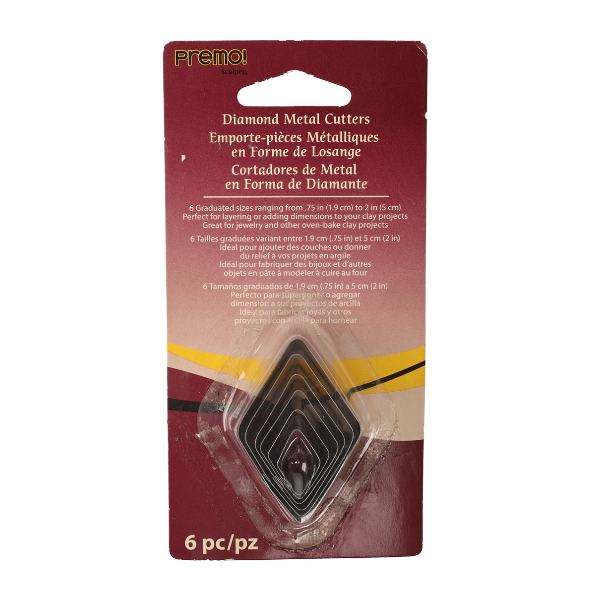 Набір катерів Ромб (6 шт.), AMM1023 Sculpey