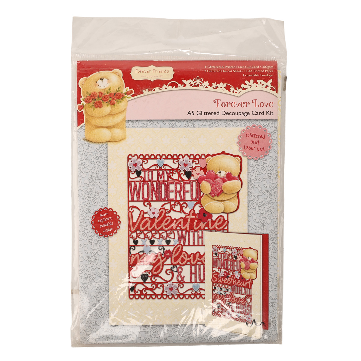 Набор для 3Д открытки "Valentine", А5, 300г/м2, Docrafts, FFS169035