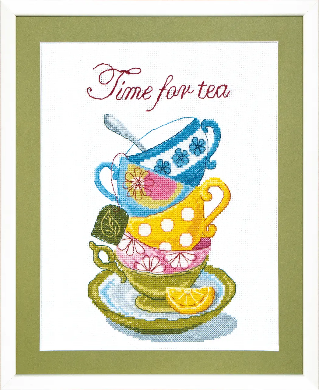 Набір для вишивання Crystal Art ВТ-005 "Time for tea" 20*26 см, ТМ "Чарівна мить"