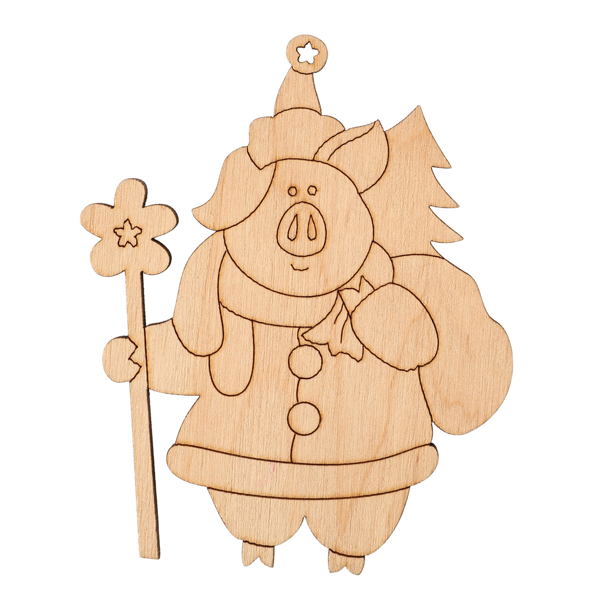 Заготівка дерев`яна, в асортименті, 10*8,5 см, 328(1-3)