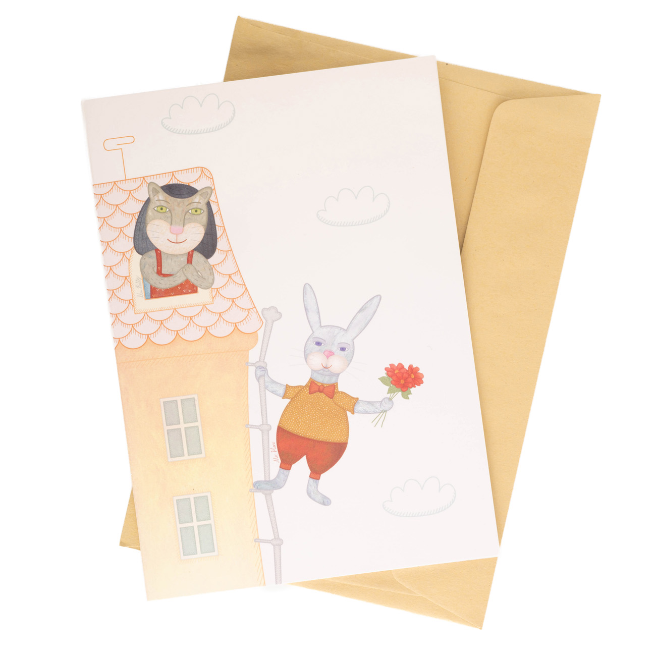 Листівка вітальна, KZ004 3