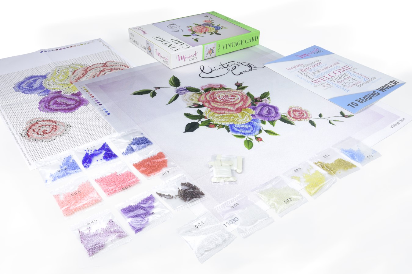 Набор для вышивания Винтажная открытка, 11030, Miniart-Crafts 2