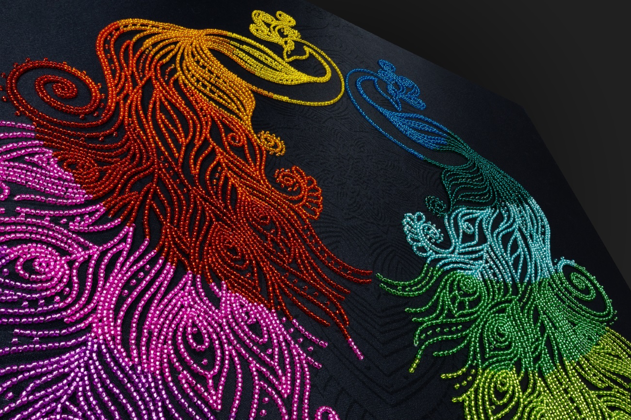 Набор для вышивания Цветные павлины, 55016, Miniart-Crafts 2