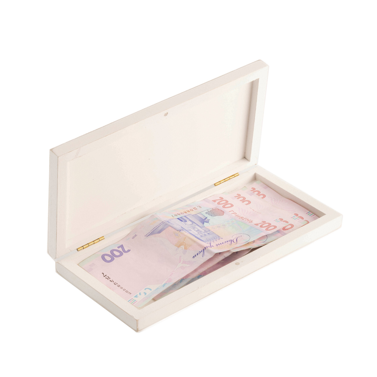 Подарунковий конверт для грошей "З днем народження" білий, kpr0011 1