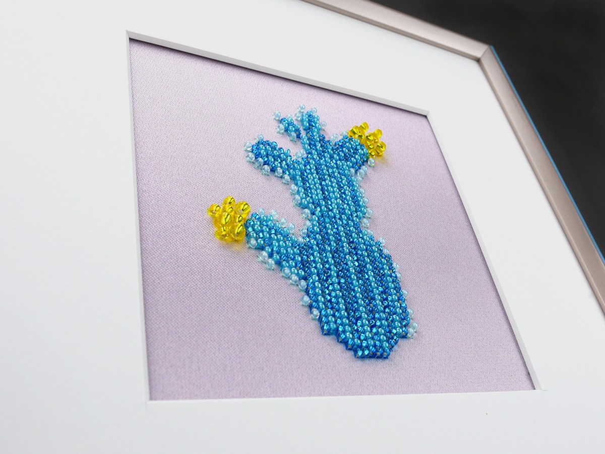 Набор для вышивания Голубой Кактус, 44405, Miniart-Crafts 1