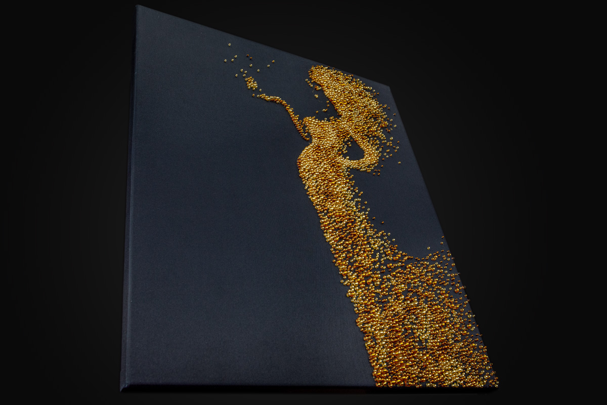 Набор для вышивания Женщина в золоте, 55012, Miniart-Crafts 1