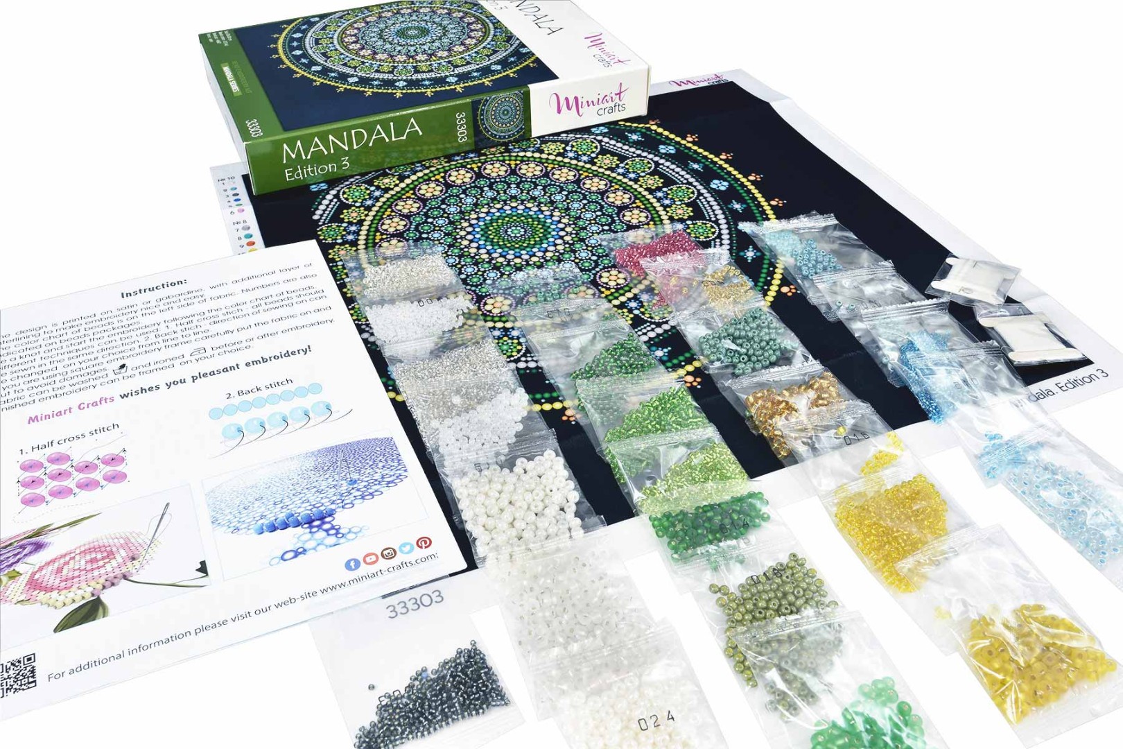 Набор для вышивания Мандала. Издание 3, 33303, Miniart-Crafts 2