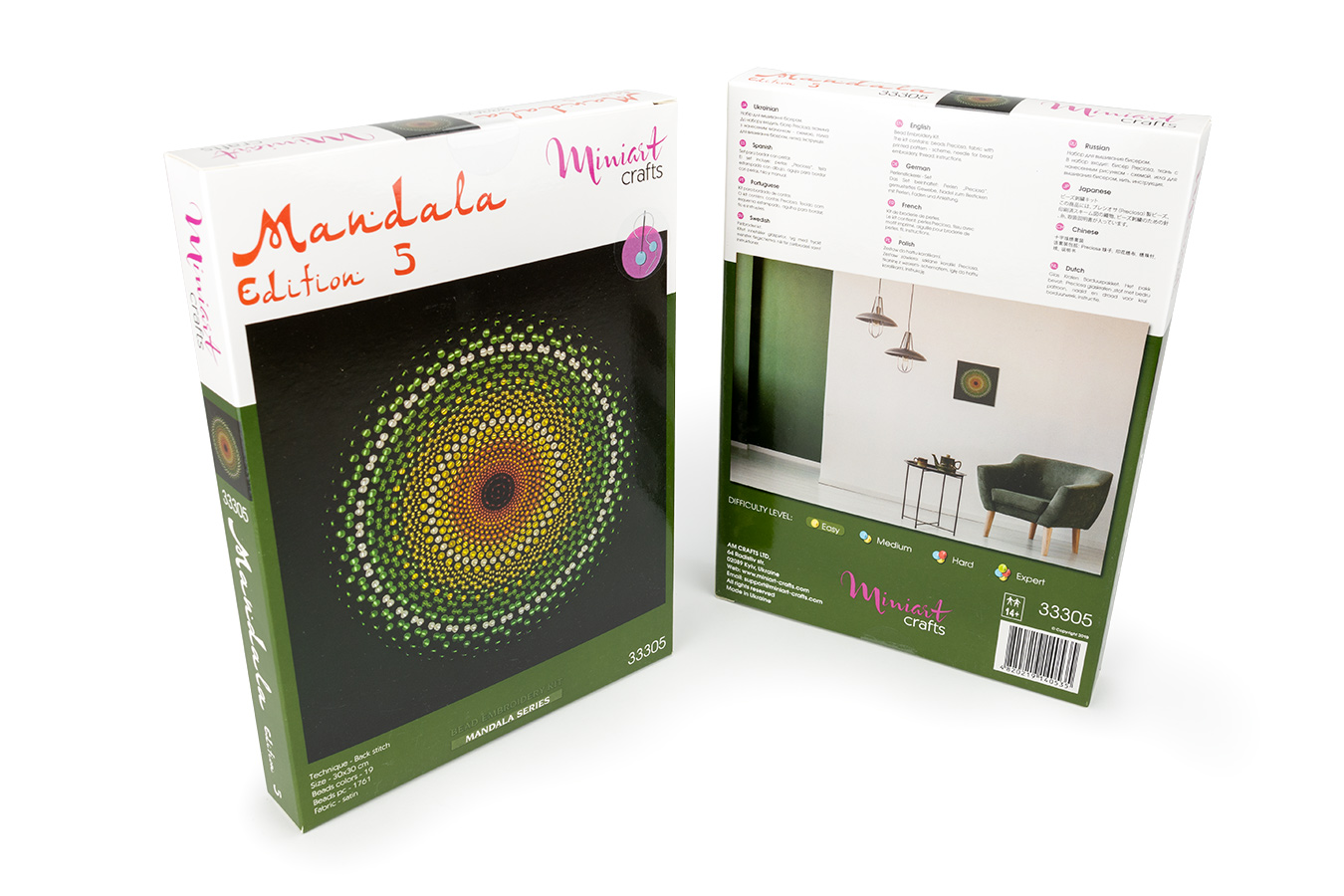 Набор для вышивания Мандала. Издание 5, 33305, Miniart-Crafts 3